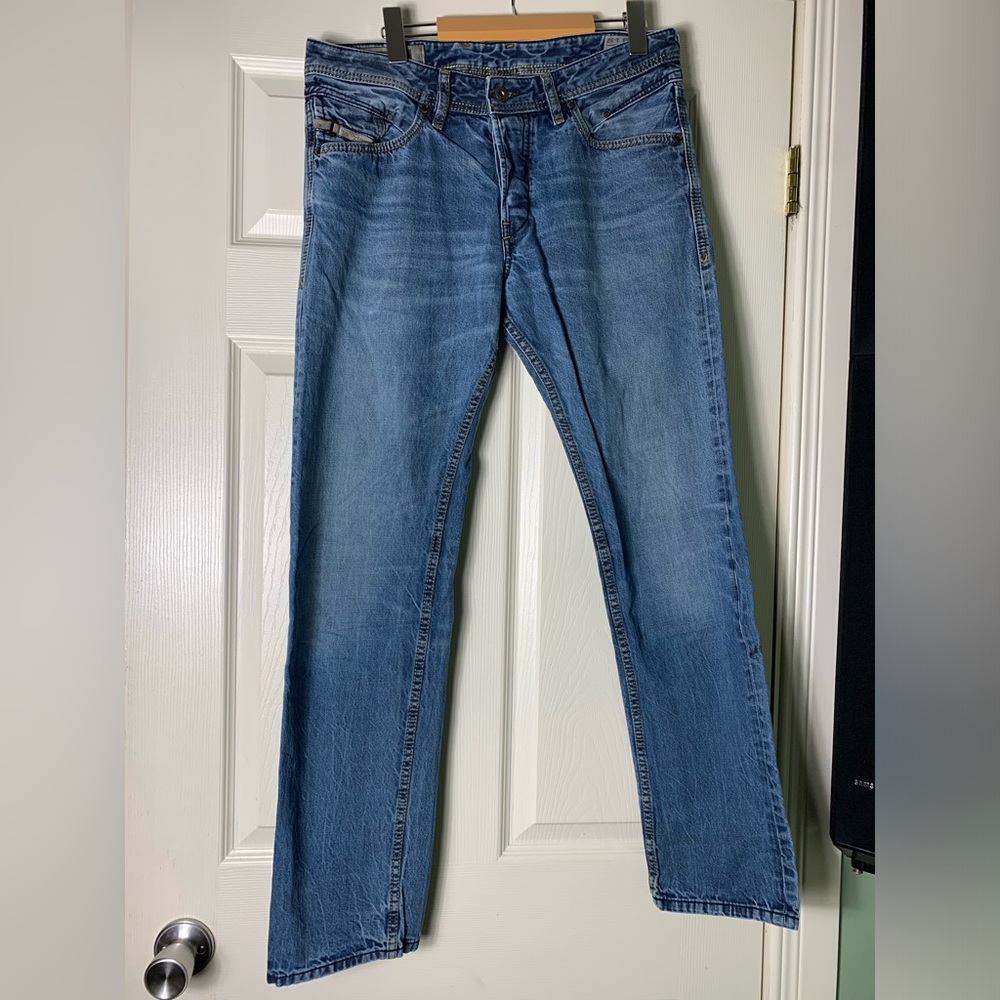 Diesel | Men’s Belther Regular Slim Tapered Jeans - 31W x 32L